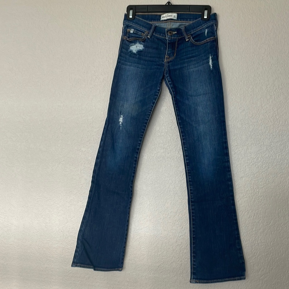 Girls Abercrombie and Fitch jeans.